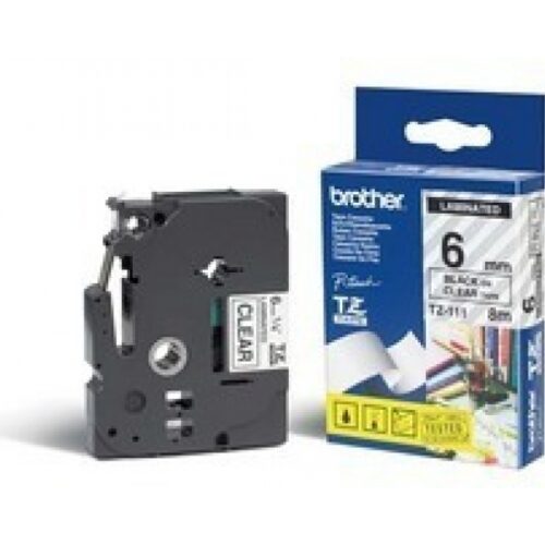 Brother TZE111 - TZ - Transparent - 8 m - 6 mm TZE111