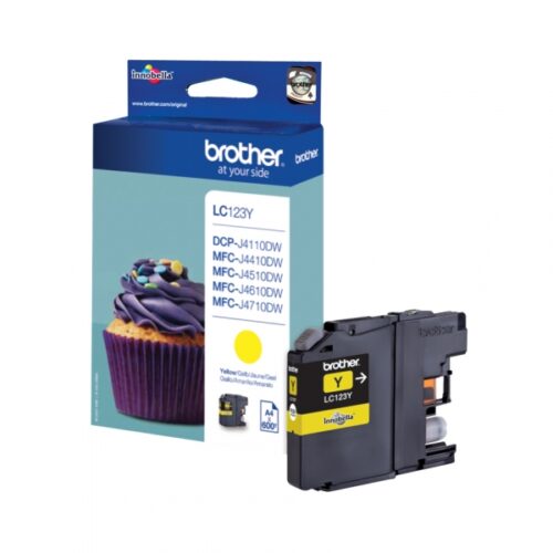 Brother Tinte yellow LC123Y | Brother - LC123Y