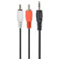 CableXpert 3.5 mm stereo to RCA plug cable 0.2 m CCA-458