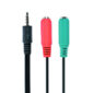 CableXpert 3,5 mm Audio + Mikrofon Adapterkabel 0,2 m CCA-417