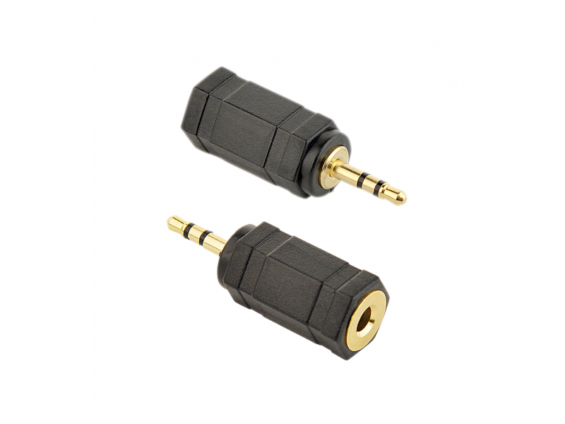 CableXpert 6,35 mm bis 3,5 mm Audioadapterstecker A-3.5F-2.5M