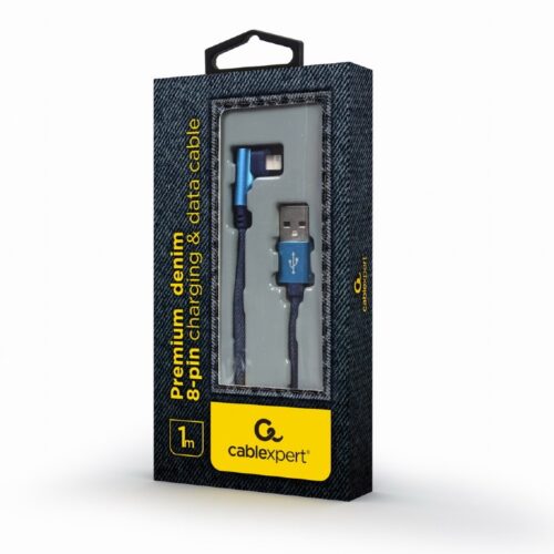 CableXpert 8-Pin Kabel 1 m Winkelstecker CC-USB2J-AMLML-1M-BL
