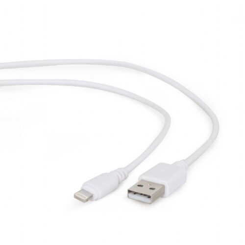 CableXpert 8-pin Ladekabel 1 m CC-USB2-AMLM-W-1M