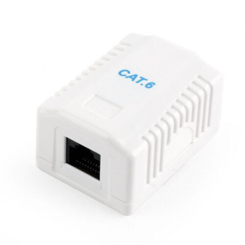 CableXpert Abgeschirmte CAT6 Aufputz-Dose mit 1 Anschluss NCAC-1U6-01