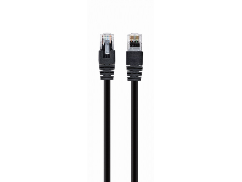 CableXpert CAT5e UTP Patchkabel cord black 5 m PP12-5M