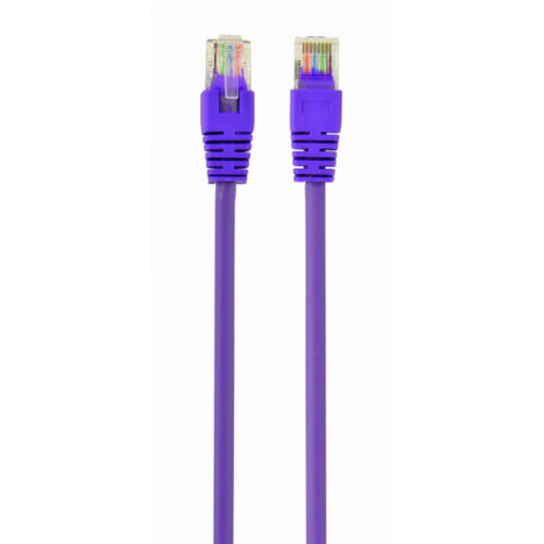 CableXpert CAT5e UTP Patchkabel cord purple 1 m PP12-1M
