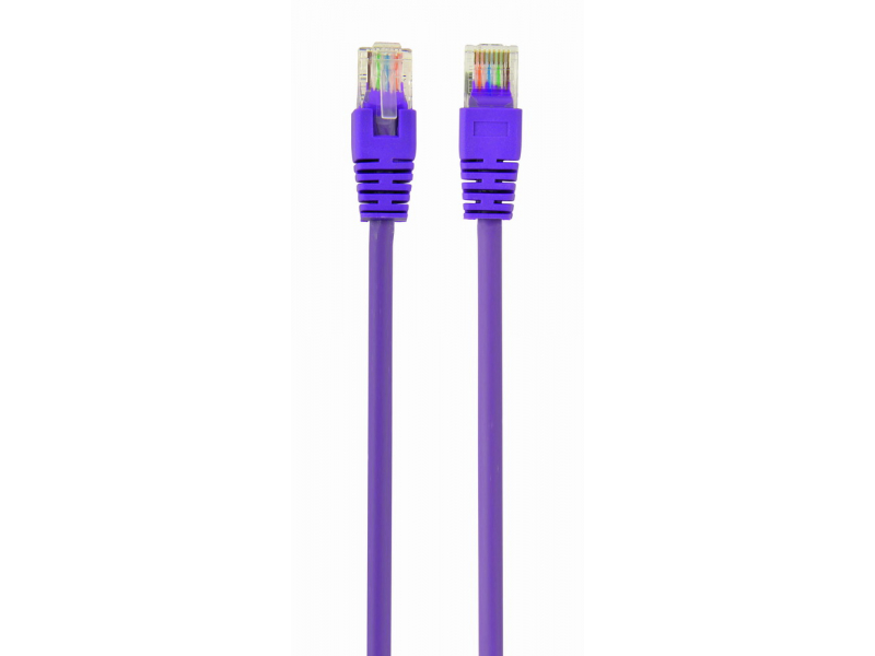 CableXpert CAT5e UTP Patchkabel cord purple 1 m PP12-1M