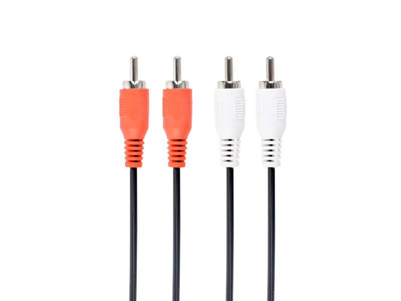CableXpert Cinch-Stereo-Audiokabel 7.5 m CCA-2R2R-7.5M
