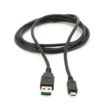 CableXpert Doppelseitiges USB 2.0 AM auf Micro-USB Kabel 0,3 m CC-mUSB2D-1M