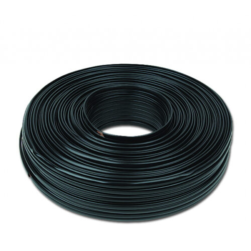 CableXpert Flat Telefonkabel 100m black 2 wires TC1000S2-100M-B