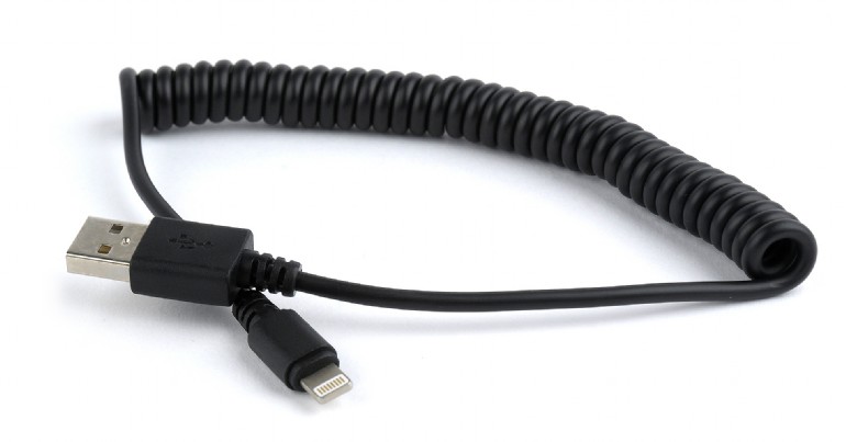 CableXpert Gedrehtes Lightning USB Kabel 1,5m CC-LMAM-1.5M