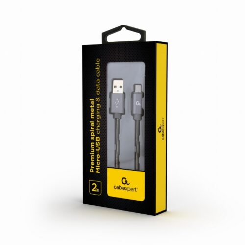 CableXpert Micro-USB-Kabel 2m CC-USB2S-AMmBM-2M-BG