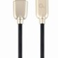 CableXpert Micro-USB charging cable 1 m Black CC-USB2R-AMmBM-1M