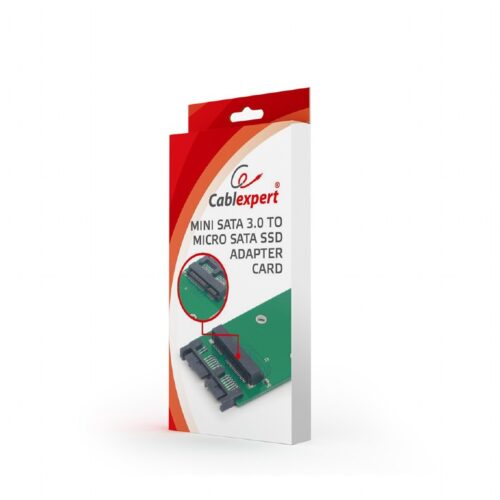 CableXpert Mini SATA 3.0 auf Micro SATA 1.8 SSD Adapterkarte EE18-MS3PCB-01