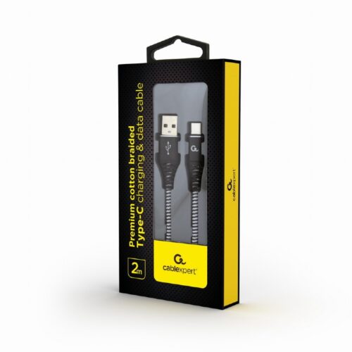 CableXpert Type-C USB charging cable 2 m black