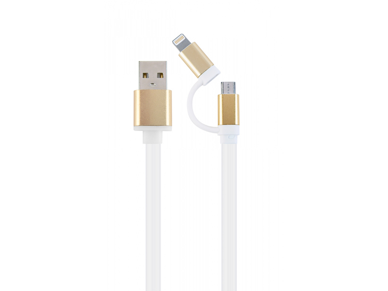CableXpert USB Combo-Kabel 1m CC-USB2-AM8PmB-1M-GD