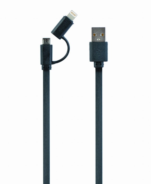CableXpert USB Combo-Kabel 1m CC-USB2-AMLM2-1M