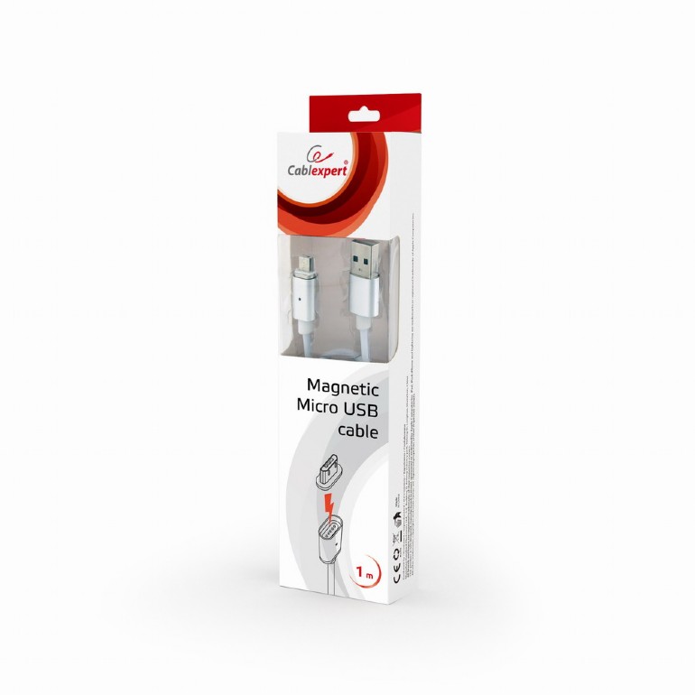 CableXpert USB Kabel mit magnetischen Anschluß 1m CC-USB2-AMmUMM-1M