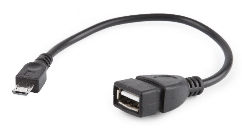 CableXpert USB OTG AF auf Micro BM Adapterkabel 0,15 m A-OTG-AFBM-03