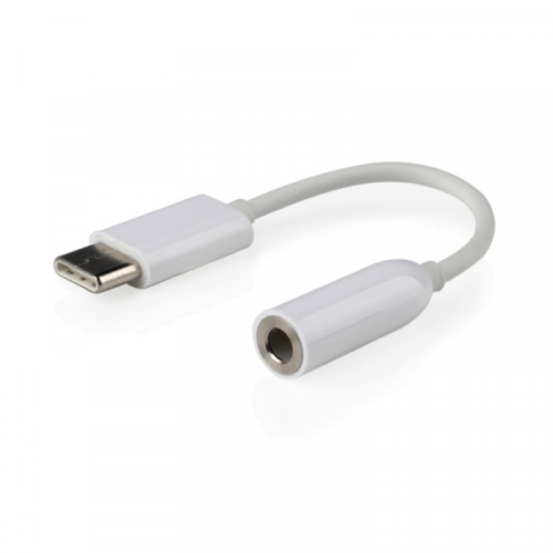 CableXpert USB-Typ-C-Stecker Stereo 3,5 mm Audiokabel CCA-UC3.5F-01-W
