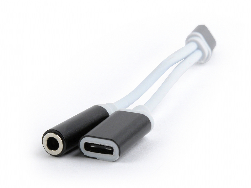 CableXpert USB-Typ-C-Stecker an Stereo 3,5 mm Audio-Adapter CCA-UC3.5F-02