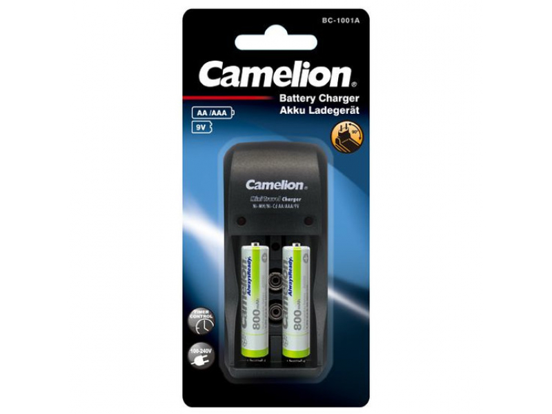 Camelion Battery Charger BC-1001A with Battery  (1 Pcs.)