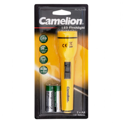 Camelion LED Flashlight FL1L2AA2R6P Torch (1 Pcs.)