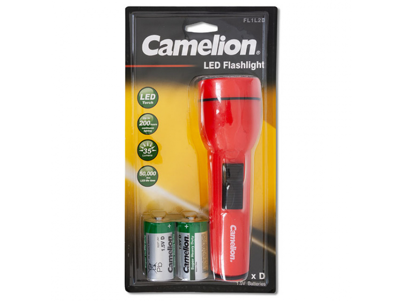 Camelion LED Flashlight FL1L2D2R20P Torch (1 Pcs.)