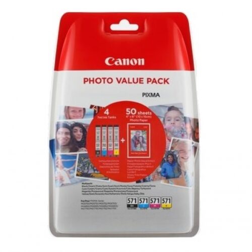 Canon Patrone CLI-571 XL Photo Value Pack 4er-Pack 0332C005
