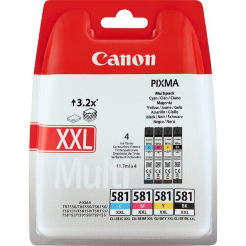 Canon TIN CLI581XXL CMYK HC 1998C005