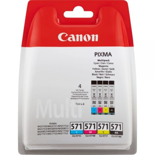 Canon Valuepack CLI-571 C-M-Y-BK 4erPack 7ml 0386C005