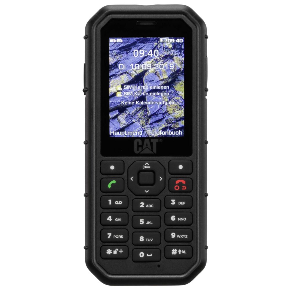 Caterpillar CAT B26 Dual-SIM-Outdoor Handy 32GB Black CB26-DAE-EUA-EN