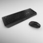 Cherry Gentix Desktop black - Keyboard - 2,000 dpi JD-7000DE-2