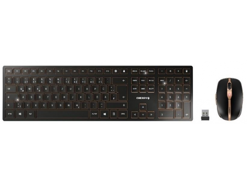 Cherry Keyboard & Mouse DW9000 Black JD-9000DE-2