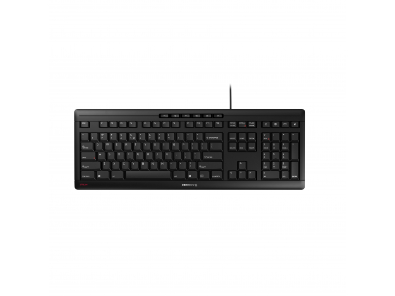 Cherry Keyboard - USB - Mechanical - QWERTY - Black JK-8500EU-2