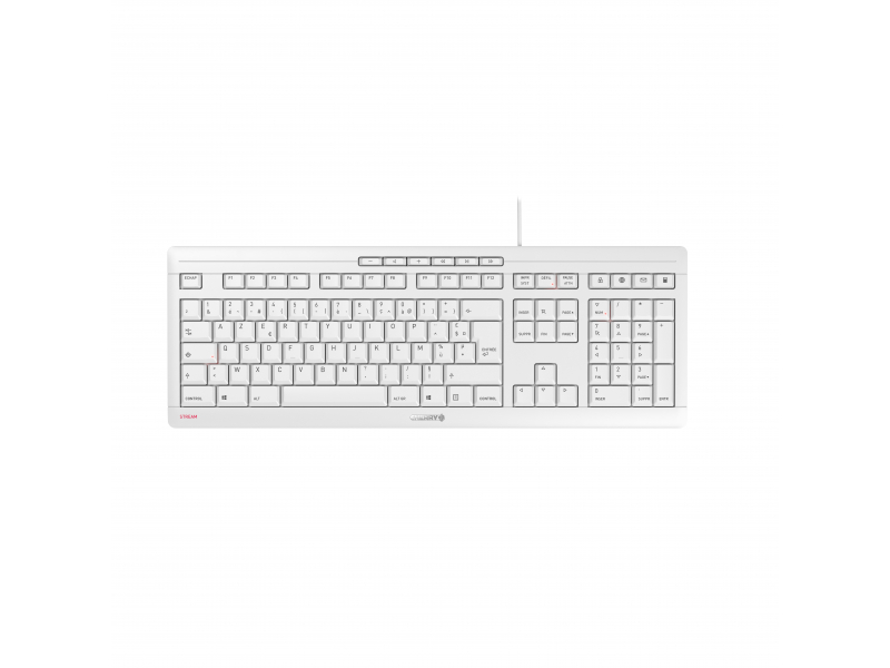 Cherry Stream Keyboard -USB - Mechanical - AZERTY - White JK-8500FR-0