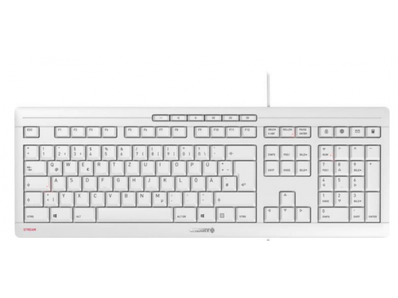 Cherry USB - Mechanical - QWERTZ - White JK-8500DE-0