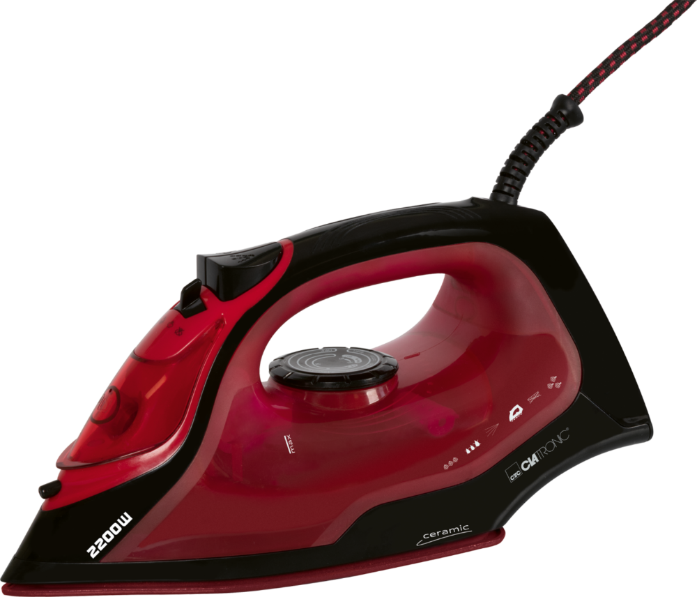 Clatronic Steam iron 2200W DB 3752 (Red-Black)