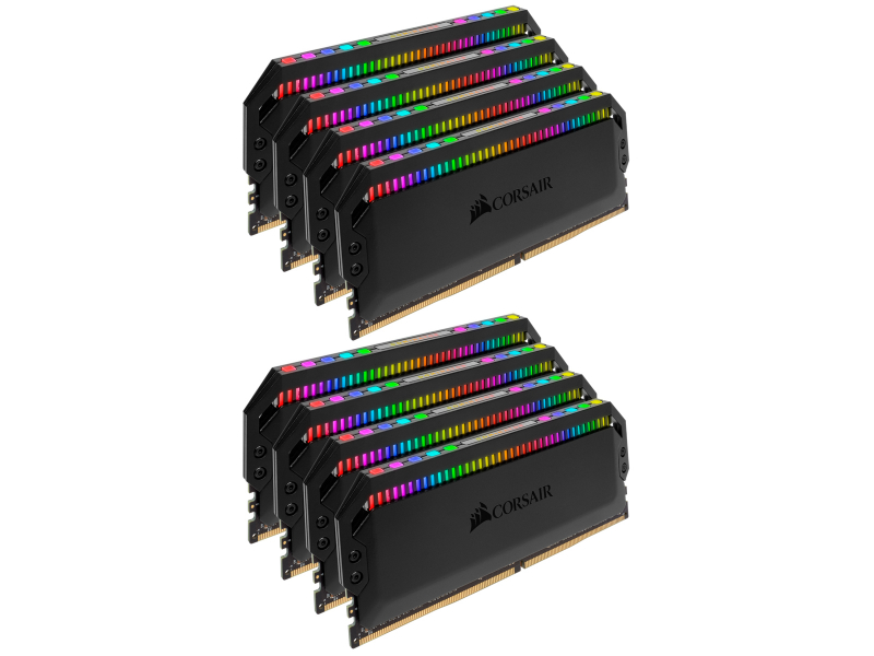 Corsair Dominator Platinum RGB DDR4 128GB White 8x16GB CMT128GX4M8C3200C16W