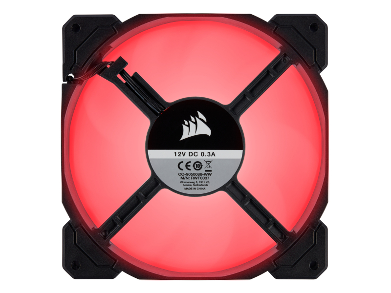 Corsair Fan AF 140 LED Cooling Fan Red CO-9050086-WW