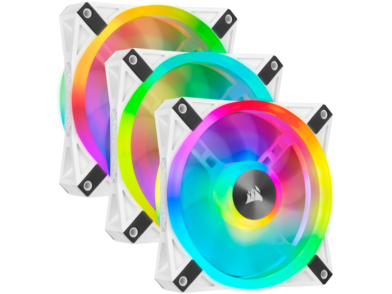Corsair Fan iCUE QL120 RGB LED PWM Triple Fan Kit White CO-9050104-WW