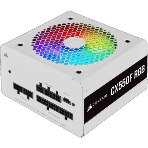 Corsair PC- Netzteil CX550F RGB white | CP-9020225-EU