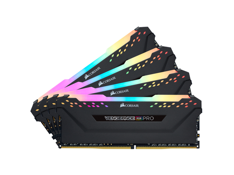 Corsair Vengeance 64GB RGB Pro 4x16GB DDR4-3200 DIMM 288 CMW64GX4M4C3200C16