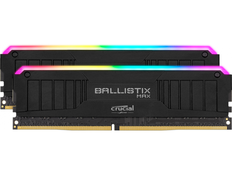 Crucial Ballistix Max RGB 32GB Black DDR4-4000 CL18 Dual BLM2K16G40C18U4BL
