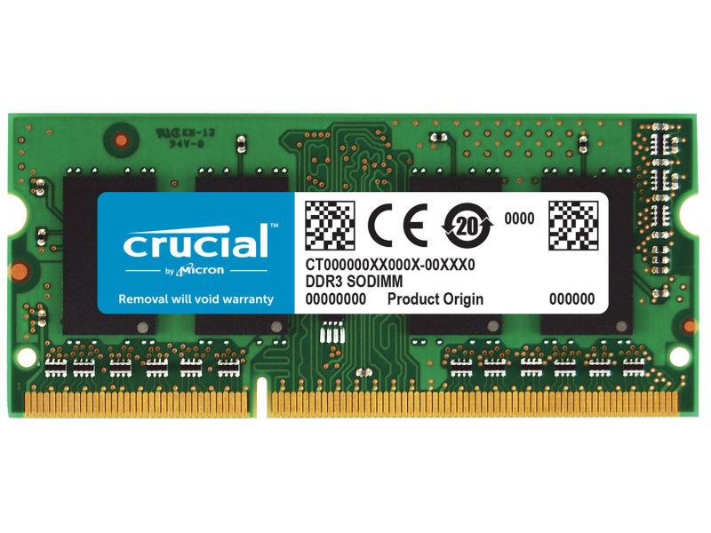 Crucial DDR3 4GB SO DIMM 204-PIN CT4G3S1339M