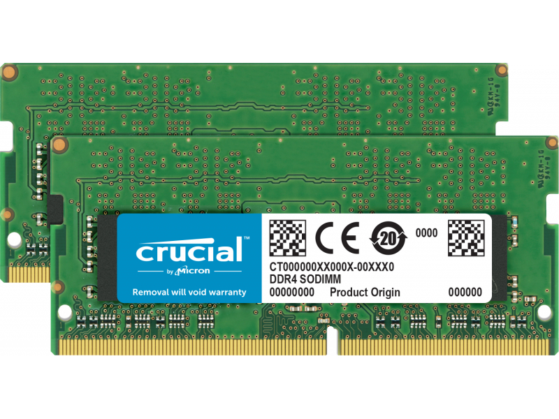 Crucial DDR4 32GB 2x16GB SO DIMM 260-PIN CT2K16G4S266M