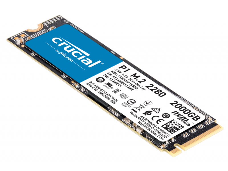 Crucial Micron P1 - 2000 GB - M.2 - 2000 MB