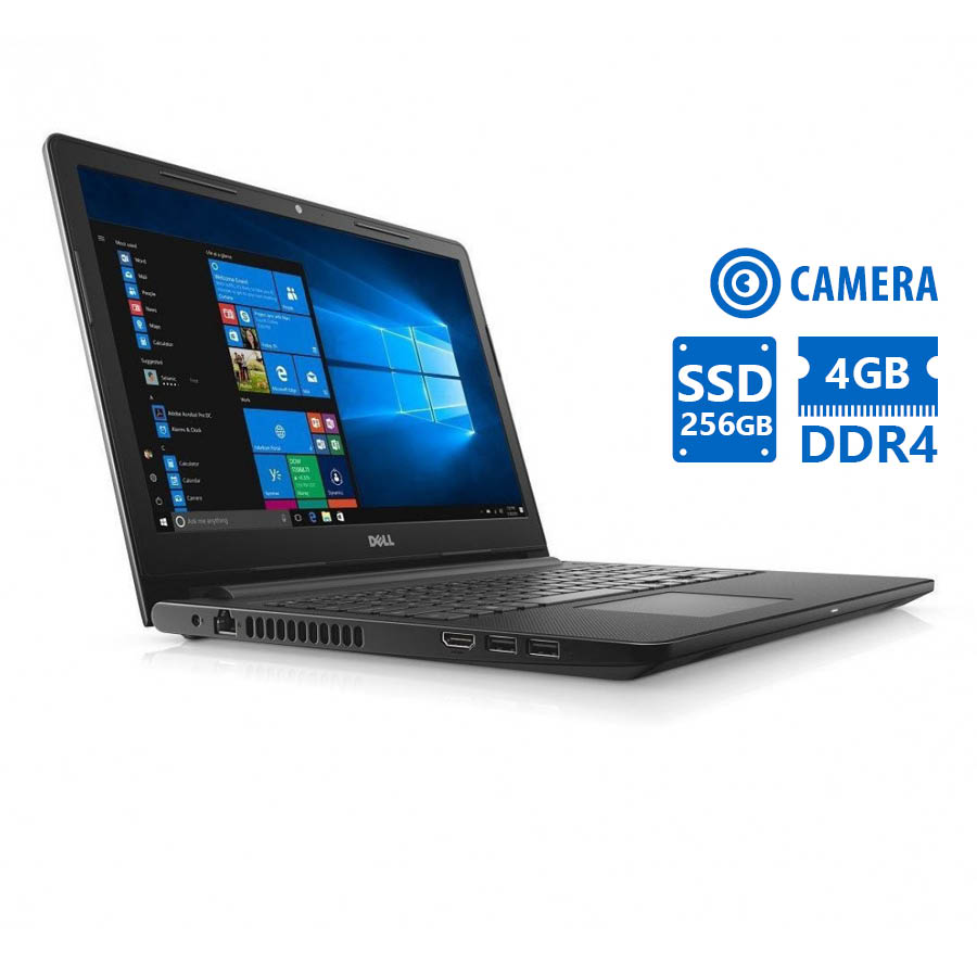 Dell Inspirion 15 3567 i3-6006U/15.6"/4GB DDR4/256GB SSD/DVD/Camera Grade A Refurbished Laptop