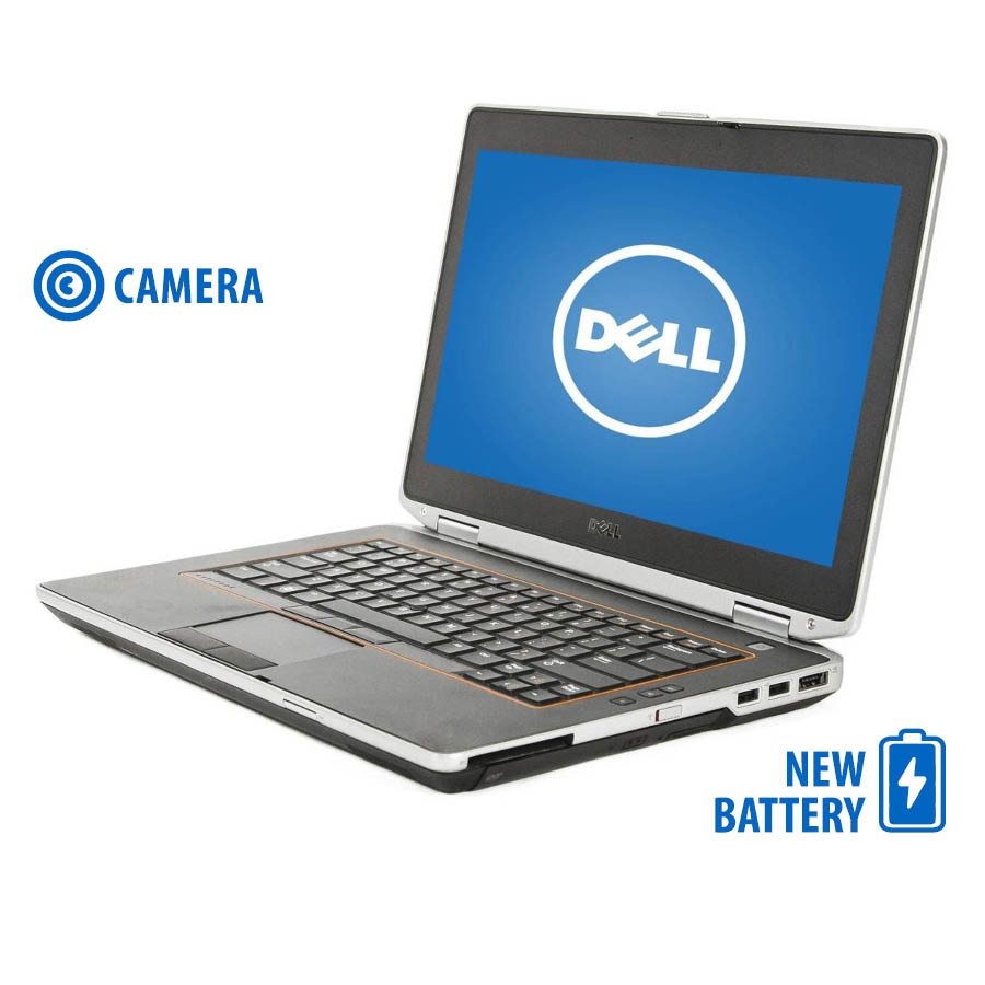 Dell Latitude E6420 i5-2520M/14"/4GB/320GB/DVD/Camera/New Battery/7P Grade B Refurbished Laptop