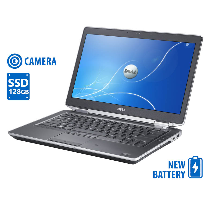 Dell Latitude E6430 i5-3427U/14"/4GB/128GB SSD/No ODD/Camera/New Battery/7P Grade A Refurbished Lapt
